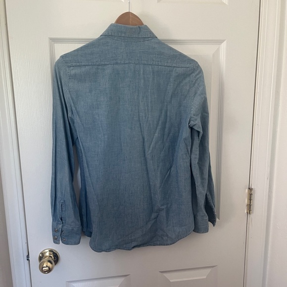 Very Rare 70s Vintage Levi’s For Gals Snap Front Denim Shirt - Picture 2 of 6